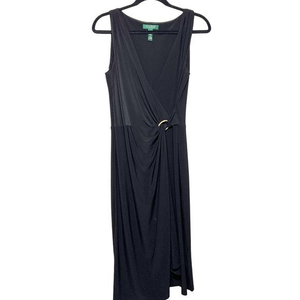 Lauren Ralph Lauren Midi Wrap-Style Dress‎
